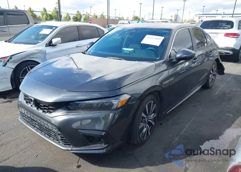 2024 Honda Civic Ex-L из США, поврежденный, VIN 19XFL1H77RE013244